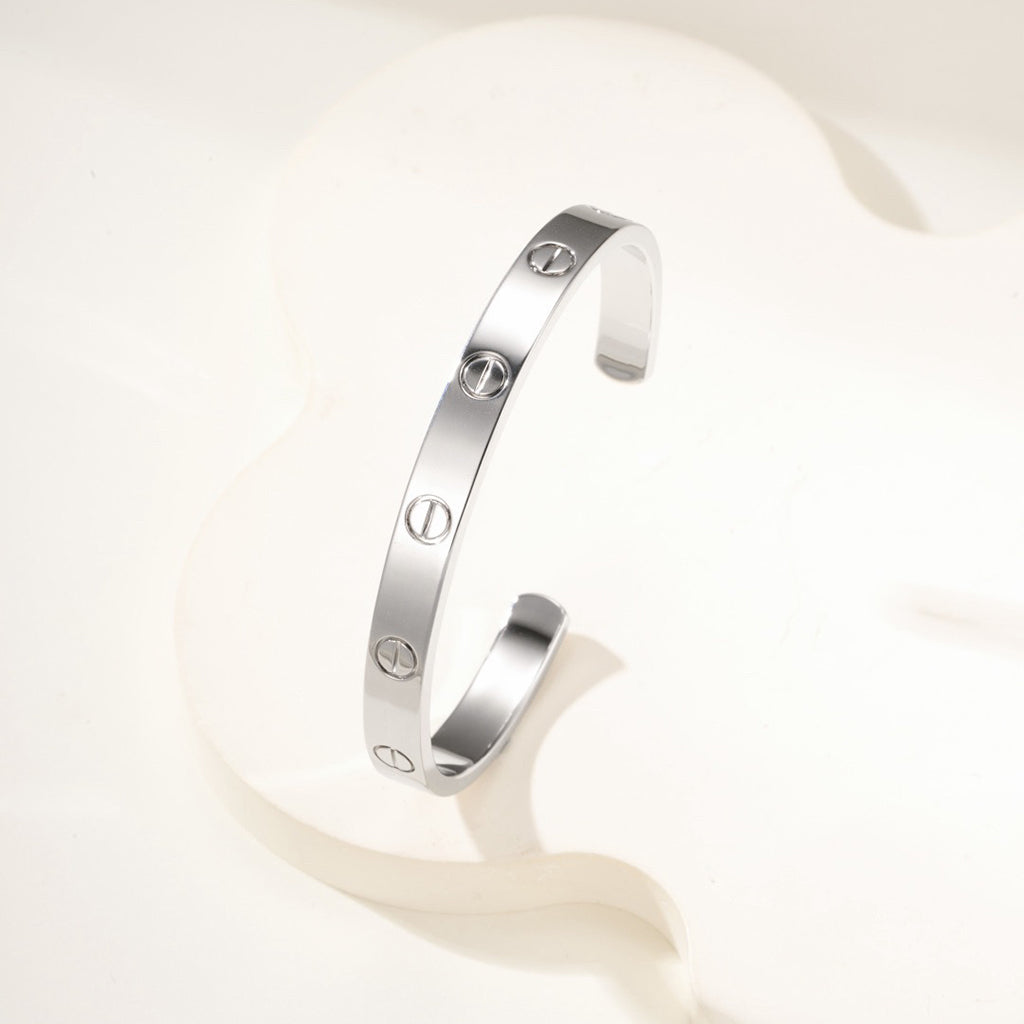[Lumi] LOVE BRACELET 6.1MM OPEN CUFF