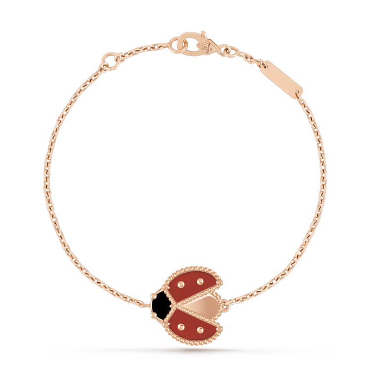 [Lumi Jewellery]LUCKY SPRING 1 MOTIF PINK GOLD BRACELET