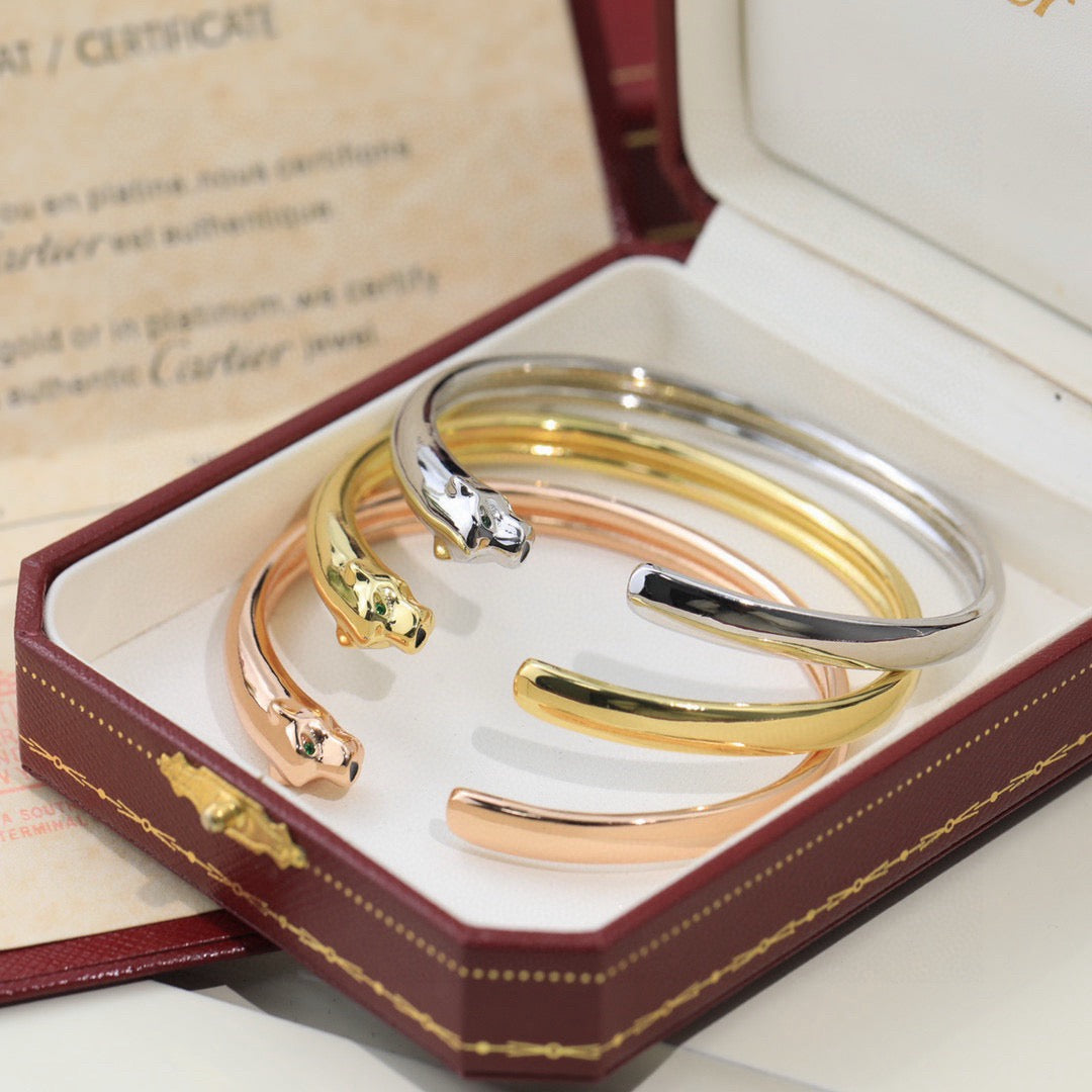 [Lumi Jewelery]PANTHERE OPEN BRACELET