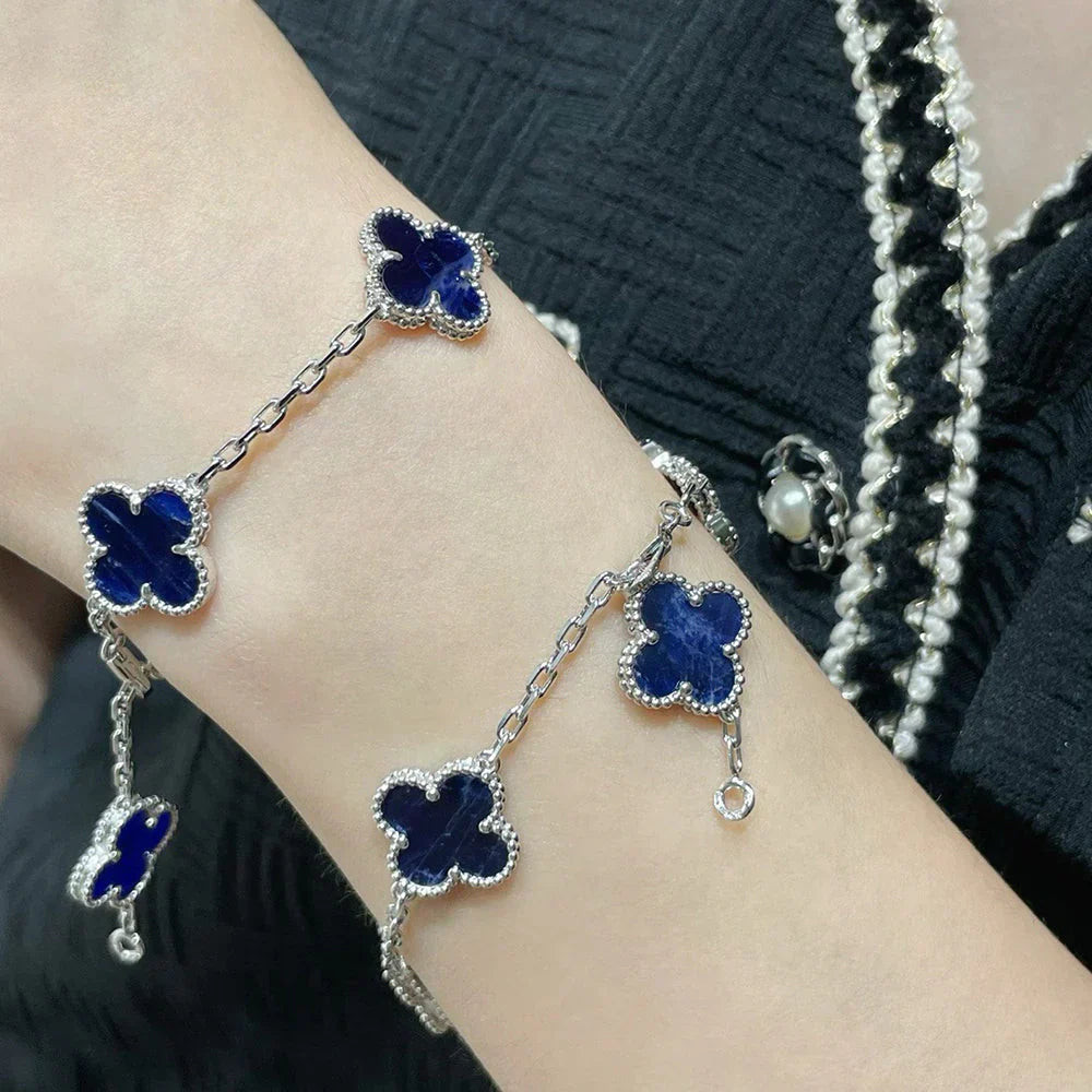 [Lumi Jewellery]CLOVER 5 MOTIF PIETERSITE BRACELET COLLECTION