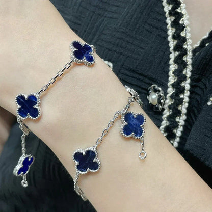 [Lumi Jewellery]CLOVER 5 MOTIF PIETERSITE BRACELET COLLECTION