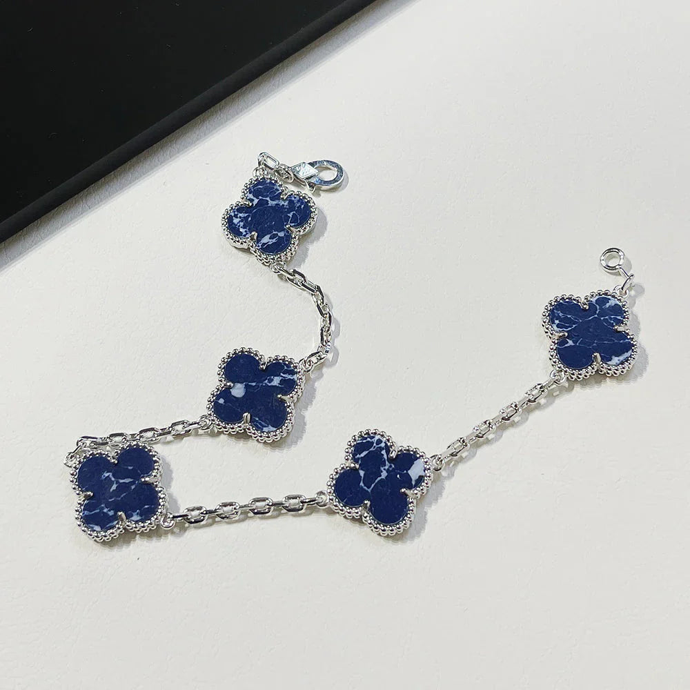 [Lumi Jewellery]CLOVER 5 MOTIF PIETERSITE BRACELET COLLECTION