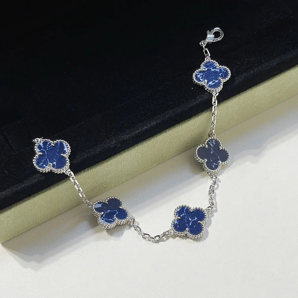 [Lumi Jewellery]CLOVER 5 MOTIF PIETERSITE BRACELET COLLECTION