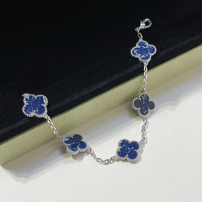 [Lumi Jewellery]CLOVER 5 MOTIF PIETERSITE BRACELET COLLECTION