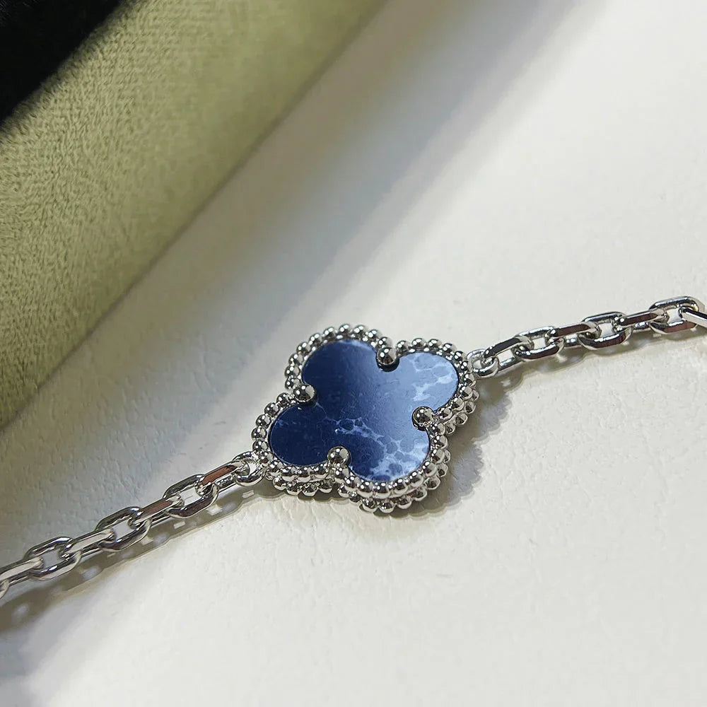 [Lumi Jewellery]CLOVER 5 MOTIF PIETERSITE BRACELET COLLECTION