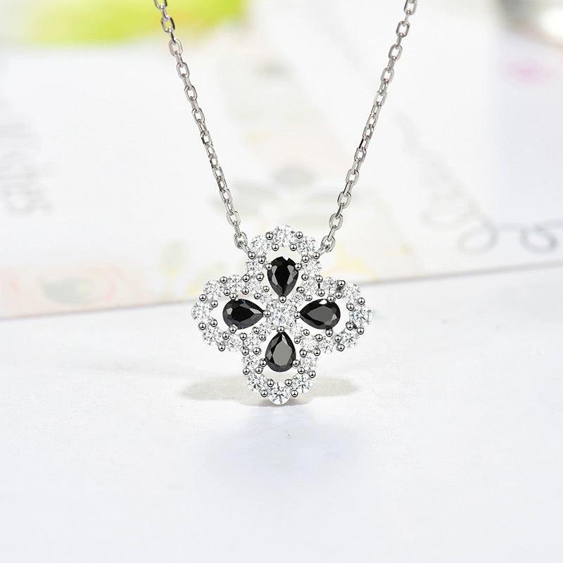 [Lumi Jewellery]LOOP NECKLACE FULL MOTIF DIAMOND 16MM MULTIPLE COLORS
