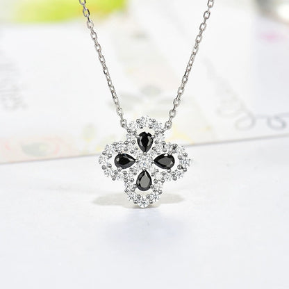 [Lumi Jewellery]LOOP NECKLACE FULL MOTIF DIAMOND 16MM MULTIPLE COLORS