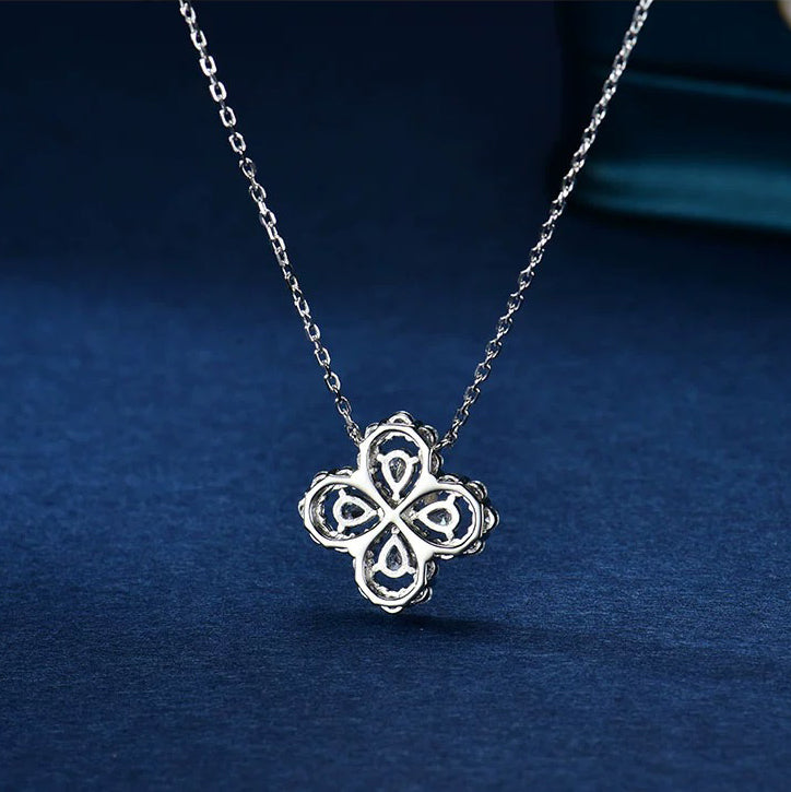 [Lumi Jewellery]LOOP NECKLACE FULL MOTIF DIAMOND 16MM MULTIPLE COLORS