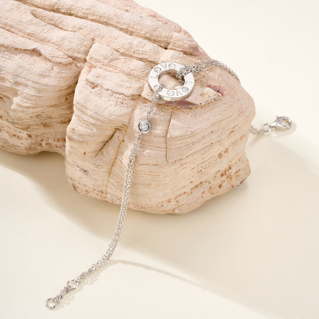 [Lumi Jewelery]LOVE BRACELET 2 DIAMOND