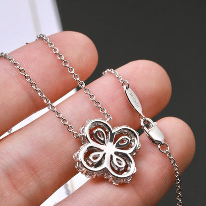 [Lumi Jewellery]LOOP NECKLACE FULL MOTIF DIAMOND 16MM MULTIPLE COLORS