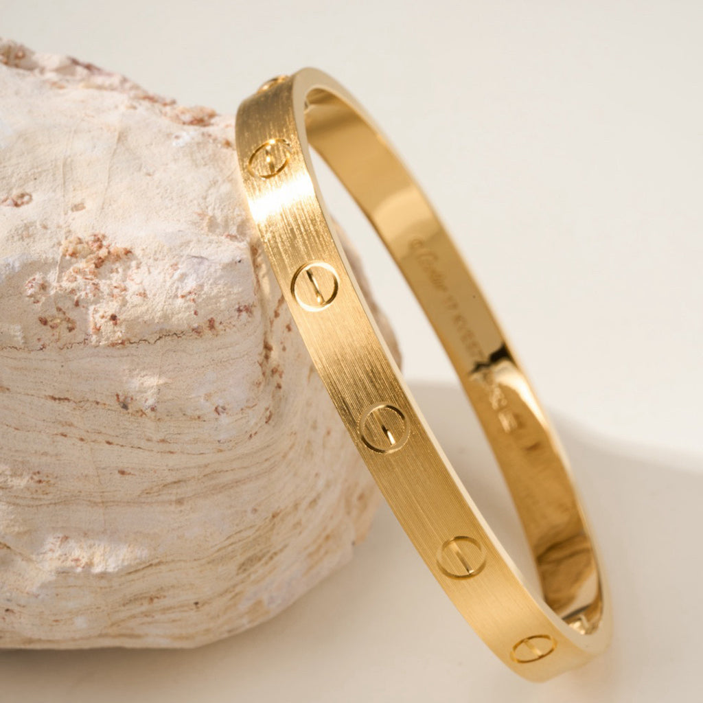 [Lumi Jewelery]LOVE BRACELET 6.1MM BRUSHED