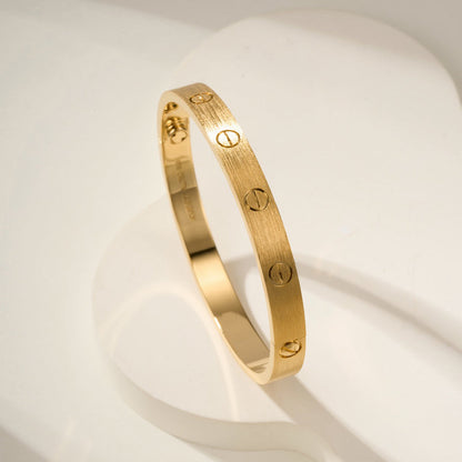 [Lumi Jewelery]LOVE BRACELET 6.1MM BRUSHED