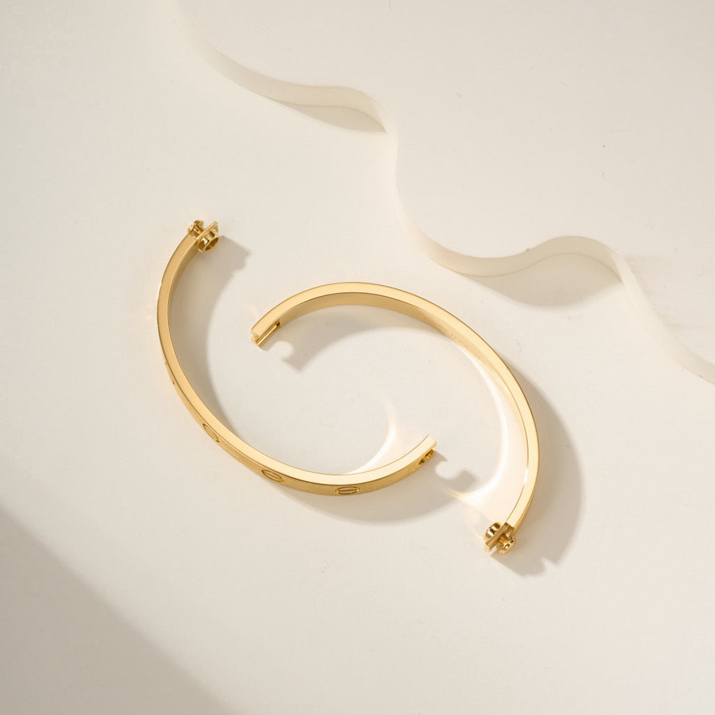 [Lumi Jewelery]LOVE BRACELET 6.1MM BRUSHED