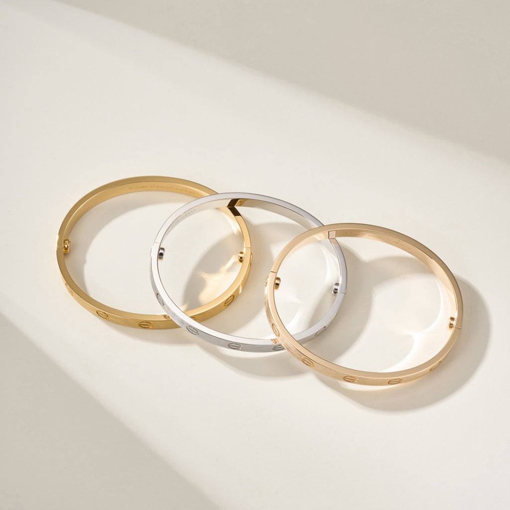 [Lumi Jewelery]LOVE BRACELET 6.1MM BRUSHED