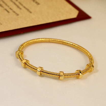 [Lumi Jewellery]CT- Ecrou Collection Nut & Screw Bracelet