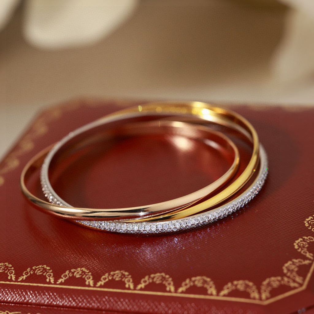 [Lumi Jewelery]TRINITY 2.8MM SMALL BRACELET