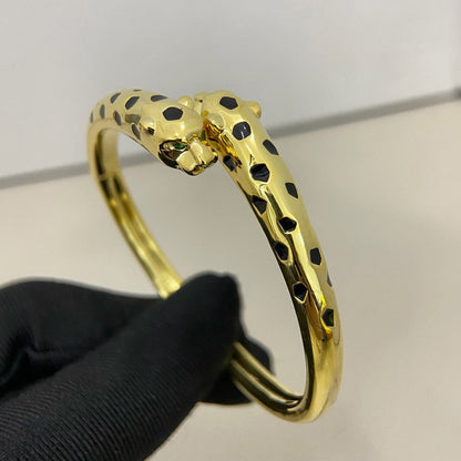 [Lumi Jewelery]PANTHERE DOUBLE HEADED OPEN BRACELET