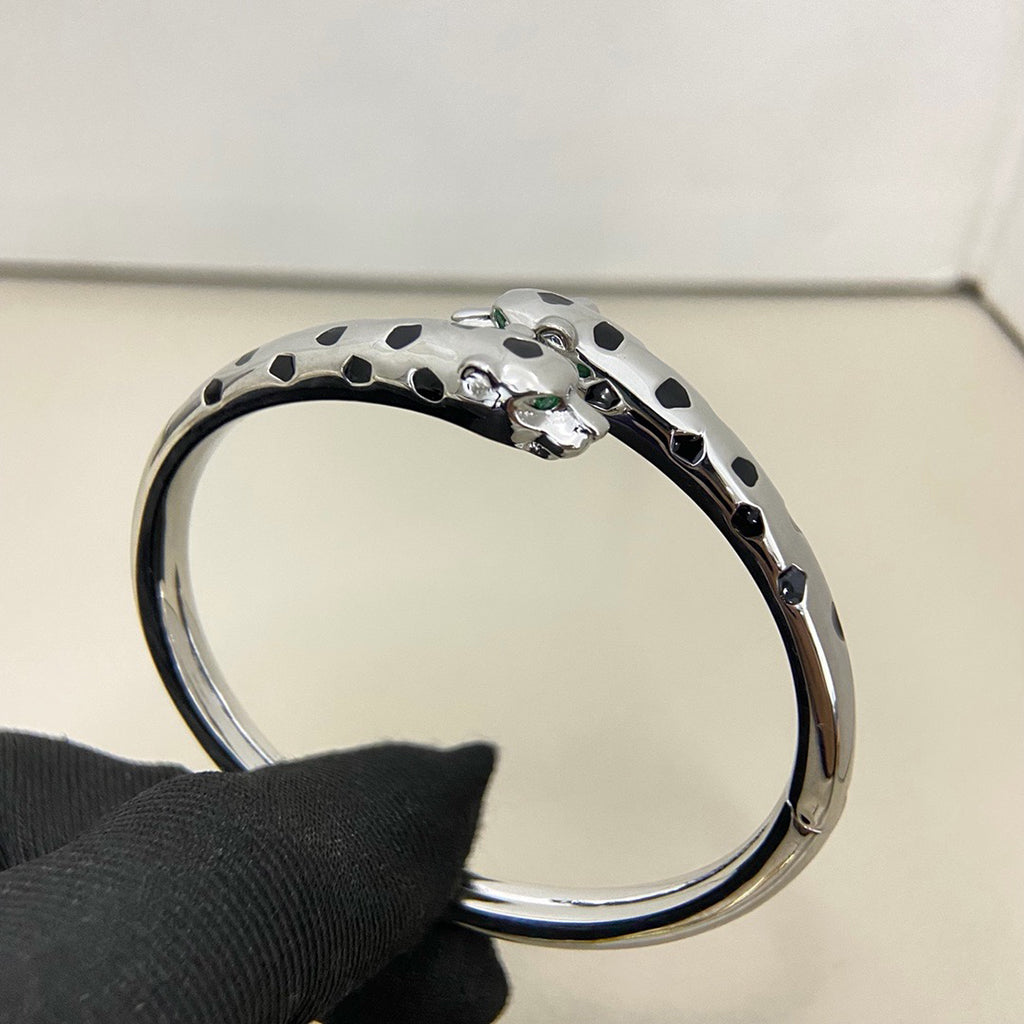 [Lumi Jewelery]PANTHERE DOUBLE HEADED OPEN BRACELET
