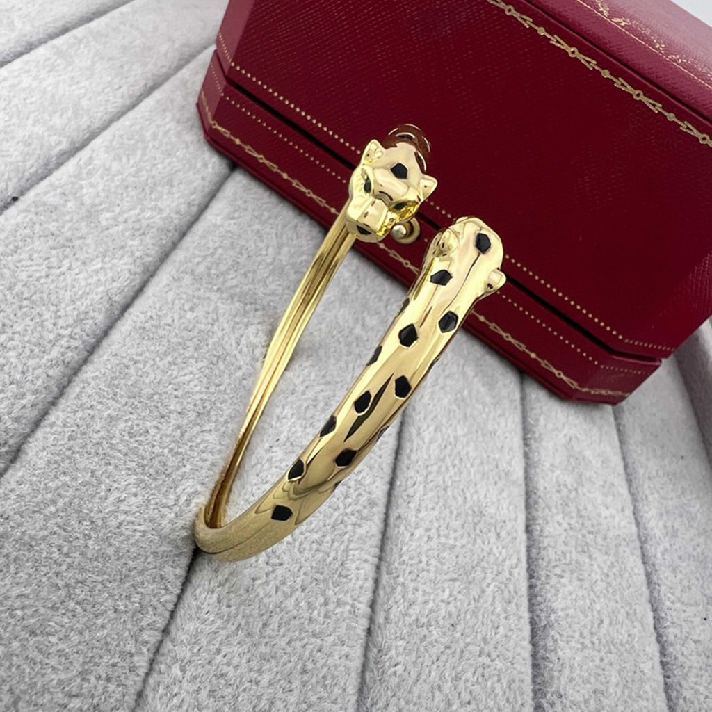 [Lumi Jewelery]PANTHERE DOUBLE HEADED OPEN BRACELET