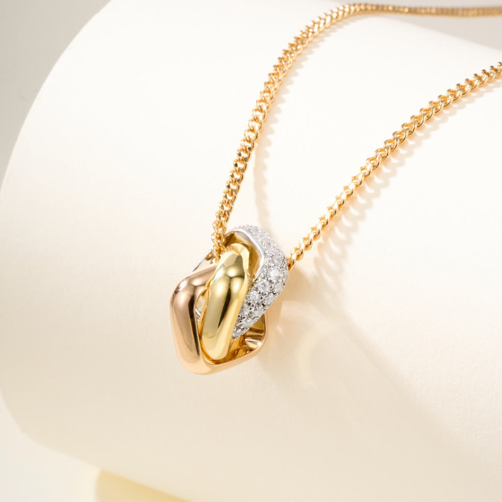 [Lumi Jewelery]TRINITY CUSHION NECKLACE COLLECTION