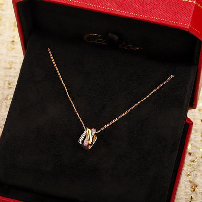 [Lumi Jewelery]TRINITY CUSHION NECKLACE COLLECTION