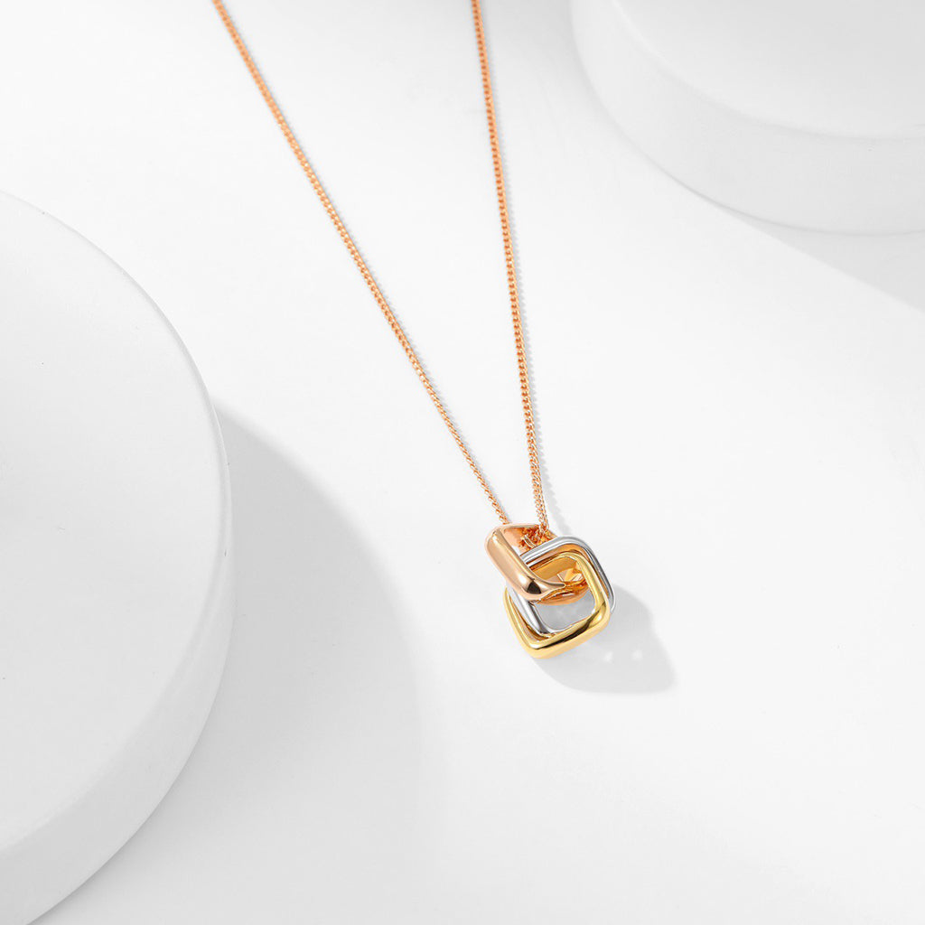 [Lumi Jewelery]TRINITY CUSHION NECKLACE COLLECTION