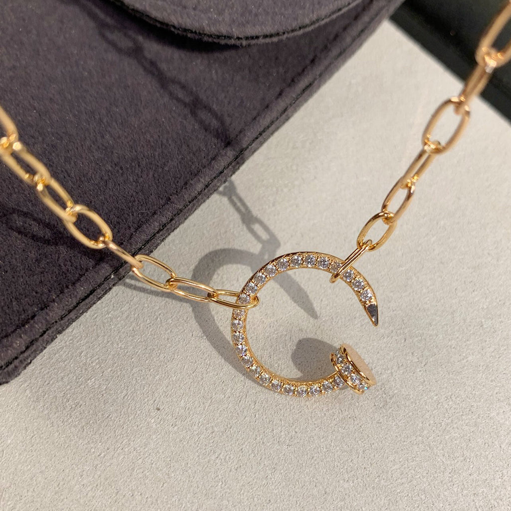 [Lumi] JUSTE NECKLACE FULL DIAMONDS