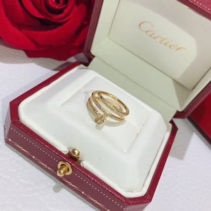 [Lumi Jewelery]JUSTE RING 4.8MM FULL DIAMOND