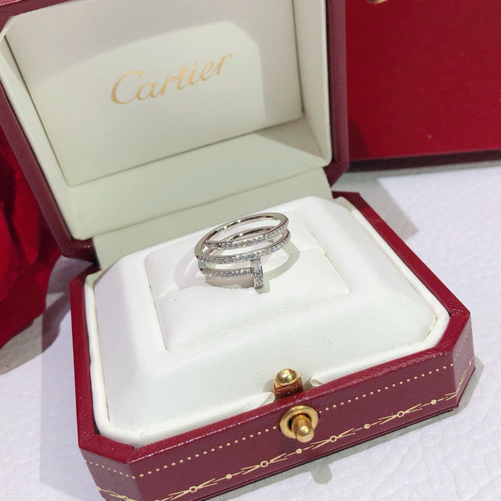[Lumi Jewelery]JUSTE RING 4.8MM FULL DIAMOND