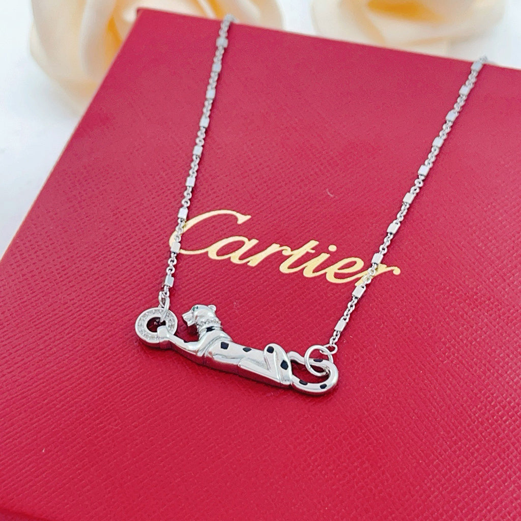 [Lumi Jewelery]PANTHERE FULL DIAMOND NECKLACE