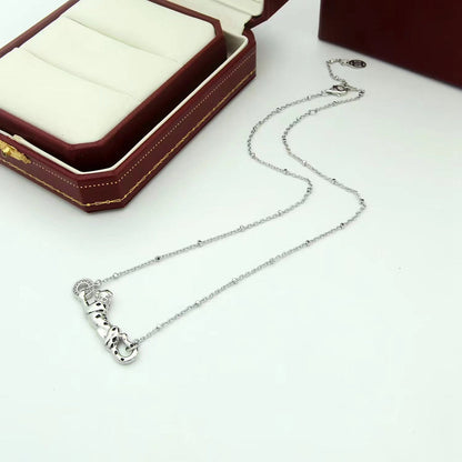 [Lumi Jewelery]PANTHERE FULL DIAMOND NECKLACE