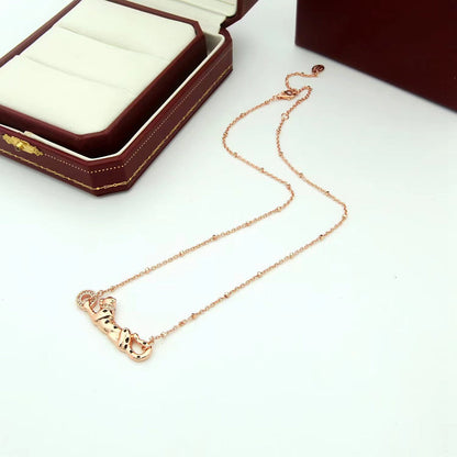 [Lumi Jewelery]PANTHERE FULL DIAMOND NECKLACE