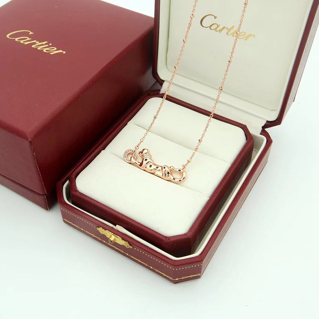 [Lumi Jewelery]PANTHERE FULL DIAMOND NECKLACE
