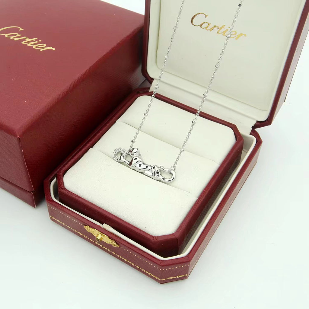 [Lumi Jewelery]PANTHERE FULL DIAMOND NECKLACE