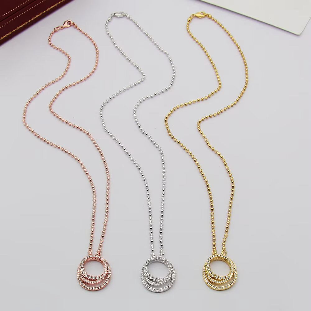 [Lumi Jewelery]ETINCELLE  FULL DIAMOND NECKLACE