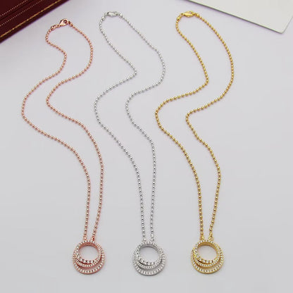 [Lumi Jewelery]ETINCELLE  FULL DIAMOND NECKLACE