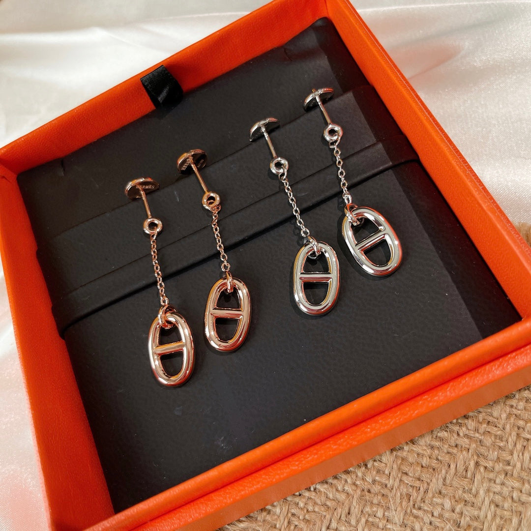 [Lumi Jewellery]CHAINE TASSEL EARRINGS