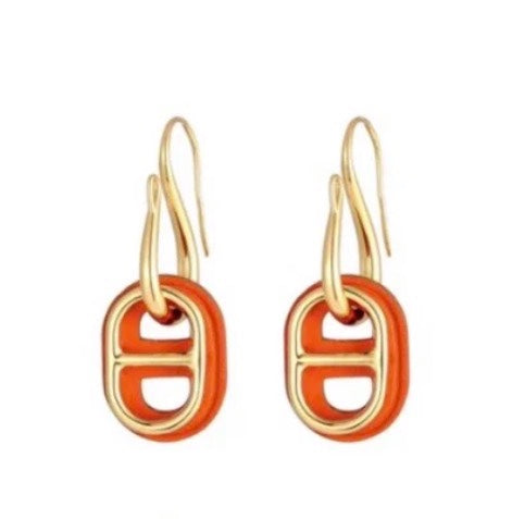 [Lumi Jewellery]HM O'MAILLON GOLD EARRINGS