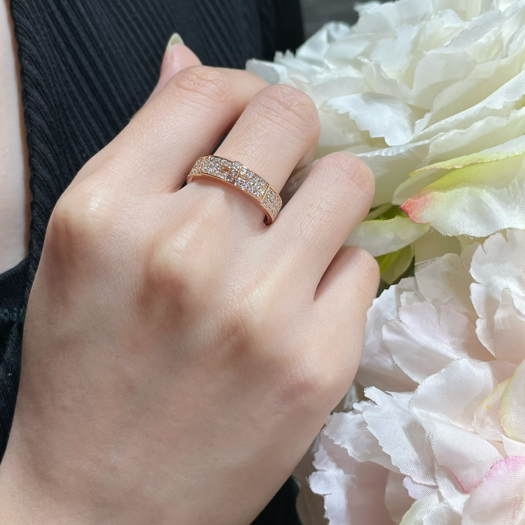 [Lumi Jewellery]KELLY PINK GOLD DIAMOND RING