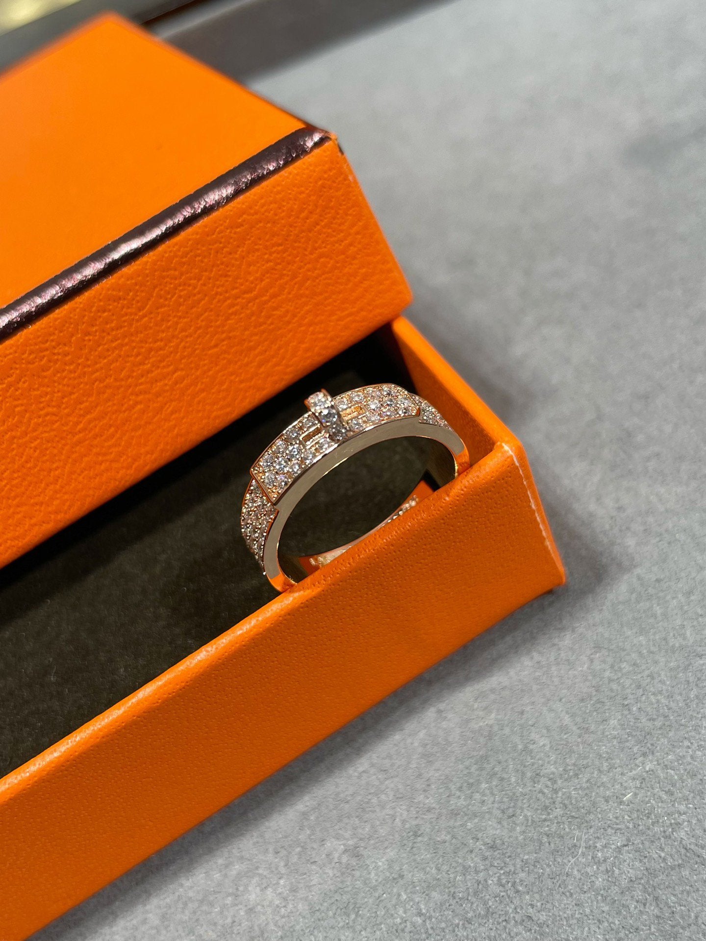 [Lumi Jewellery]KELLY PINK GOLD DIAMOND RING