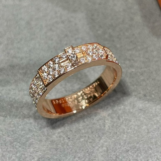 [Lumi Jewellery]KELLY PINK GOLD DIAMOND RING