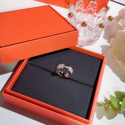 [Lumi Jewellery]H RING FULL DIAMOND