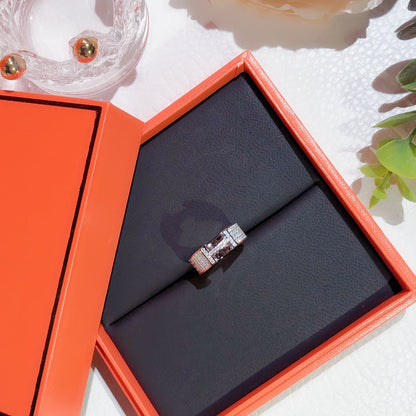 [Lumi Jewellery]H RING FULL DIAMOND
