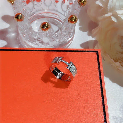 [Lumi Jewellery]H RING FULL DIAMOND