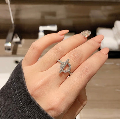 [Lumi Jewellery]ECHAPPEE RING SILVER DIAMOND