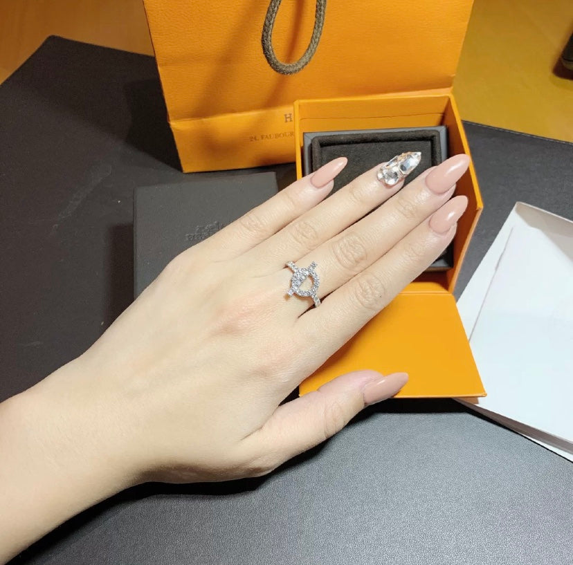 [Lumi Jewellery]ECHAPPEE RING SILVER DIAMOND