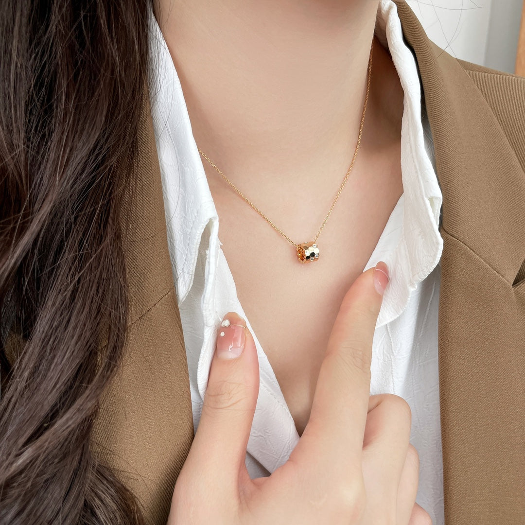 [Lumi Jewellery]BEE MINI PEDANT DIAMOND NECKLACE