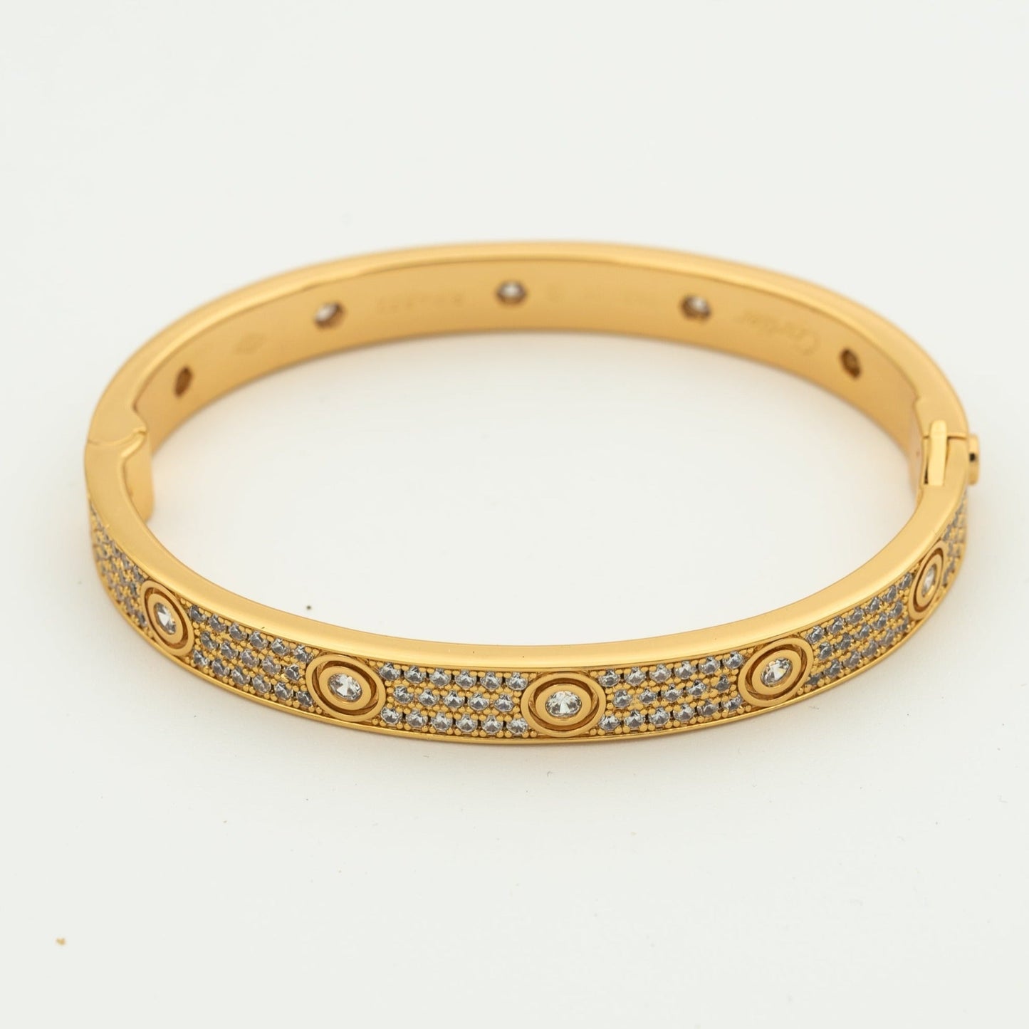 [Lumi Jewellery]LOVE BRACELET 6.1MM DIAMOND-PAVED 10 BIG DIAMONDS