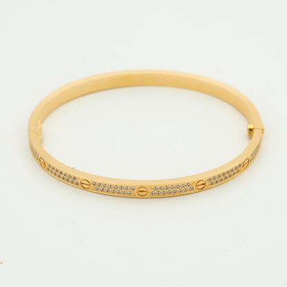 [Lumi Jewellery]LOVE BRACELET 3.65MM DIAMOND-PAVED
