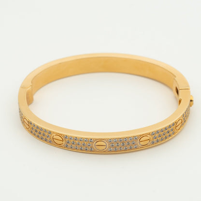 [Lumi Jewellery]LOVE BRACELET 6.1MM DIAMOND-PAVED